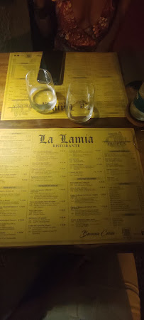 Menu / carte de Carpe Diem à Tropea