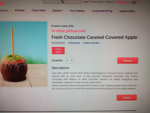 Gift Shop «Edible Arrangements», reviews and photos, 1661 E Monte Vista Ave, Vacaville, CA 95688, USA