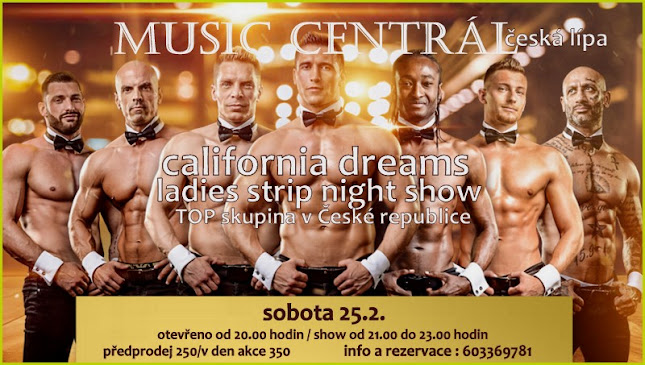 Music Centrál - hudební a noční klub - Organizace