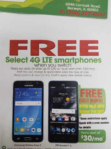 Cell Phone Store «Cricket Wireless Authorized Retailer», reviews and photos, 6946 Cermak Rd, Berwyn, IL 60402, USA
