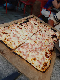 Tarte flambée du Restaurant de spécialités alsaciennes Restaurant Steinmuehl à Lampertheim - n°9