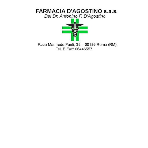 Pharmacy D'Agostino s.a.s. Dr Anthony F. D'Agostino