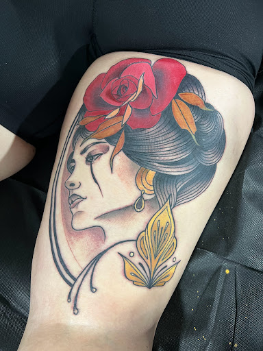 Explore marine corp tattoo ideas, creative tattoo ideas in Buffalo, available at True Gloom Tattoo Studio