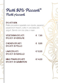 Flavours of India à Savona menu