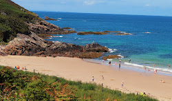 Photo de Plage du Guen avec rivage droit, long