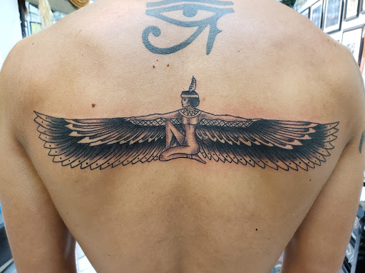 Explore chest sleeve tattoo ideas, creative tattoo ideas in Honolulu, available at 434 TATTOO WAIKIKI