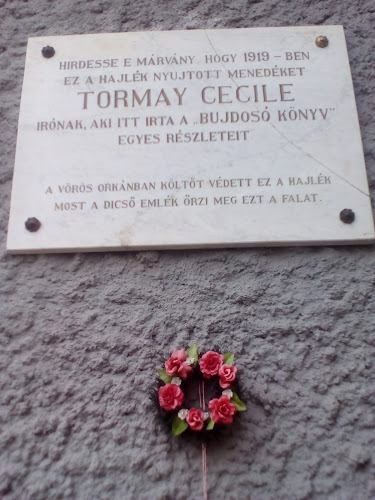 Hozzászólások és értékelések az Tormay Cecile emléktábla, Múzeum-ról