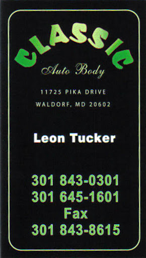 Auto Body Shop «Classic Auto Body Repair Inc», reviews and photos, 11725 Pika Dr, Waldorf, MD 20602, USA