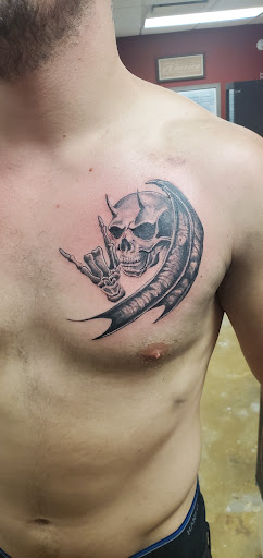 Explore electrician tattoo ideas, creative tattoo ideas in West Bend, available at Frenchys Tattoos & Co LLC