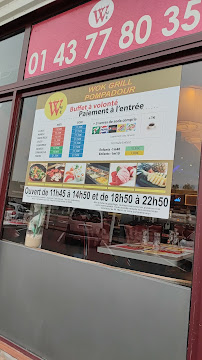 Carte du Wokgrill Créteil à Valenton