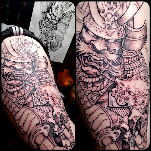 Explore chicano neck tattoo ideas, creative tattoo ideas in Fuquay Varina, available at 401 Tattoo and Antiquities