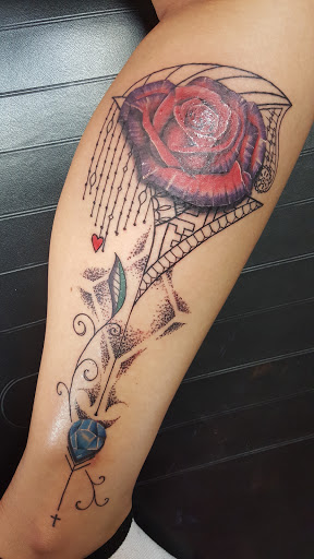 Explore neck tattoo ideas for females, creative tattoo ideas in Clearfield, available at Frankies Tattoo Parlor