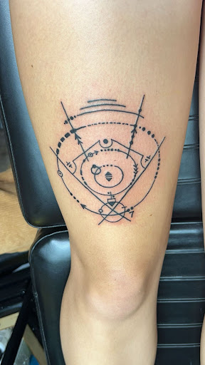 Explore mother name tattoo ideas, creative tattoo ideas in Clintonville, available at Honey Heart Tattoo