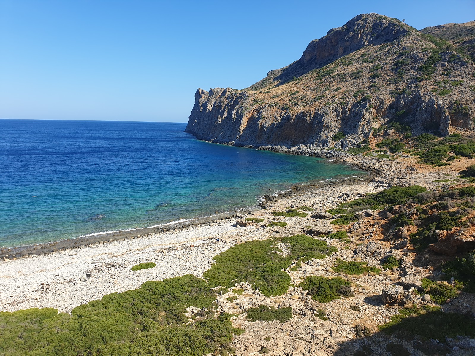 Agios Pavlos beach的照片 带有小海湾