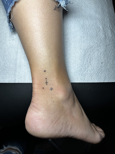 Explore greek sleeve tattoo ideas, creative tattoo ideas in Merrillville, available at Sacred Moon Private Tattoo Studio