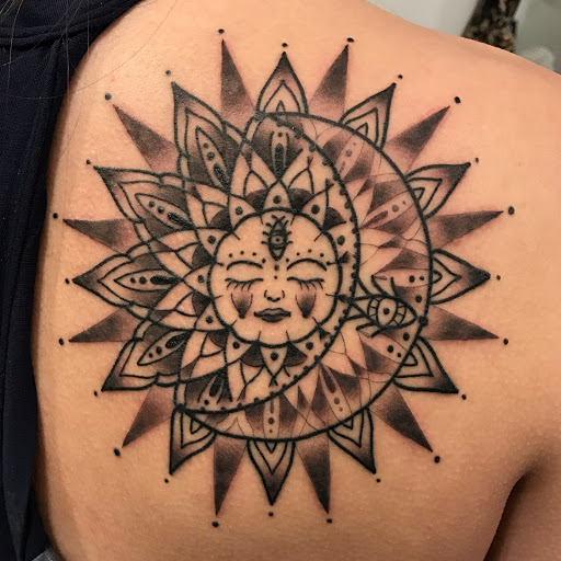 Explore cover up tattoo ideas female chest, creative tattoo ideas in Scipio Center, available at Ace of Wands Private Tattoo & Tarot Studio . Appointment Only