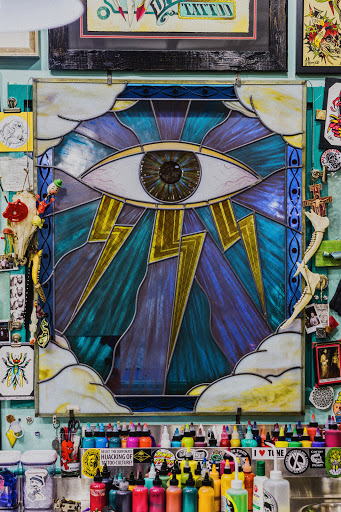 Explore side of the hand tattoo ideas, creative tattoo ideas in Jackson, available at Electric Dagger