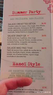 Restaurant vietnamien Hanoï Cà Phê Lyon Confluence à Lyon - menu / carte