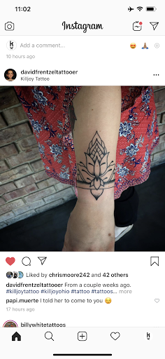 Explore space tattoos ideas, creative tattoo ideas in Tallmadge, available at Killjoy tattoo