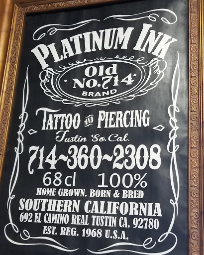 Tattoo Shop «Platinum Ink OC», reviews and photos, 692 El Camino Real, Tustin, CA 92780, USA