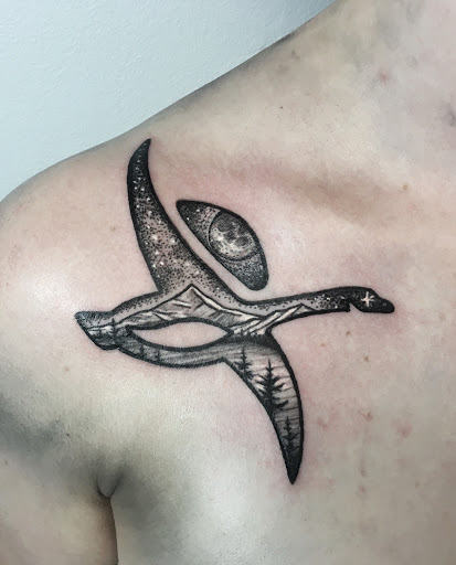 Explore chicano sleeve tattoo ideas, creative tattoo ideas in Plymouth, available at Gunslinger Tattoo Co.