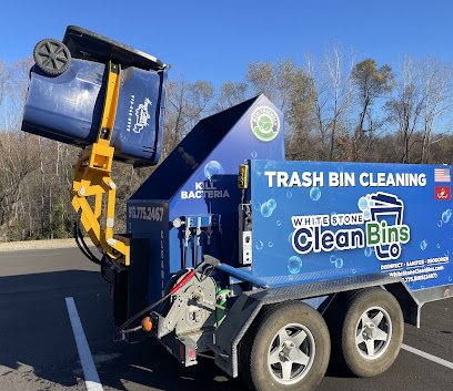 White Stone Clean Bins
