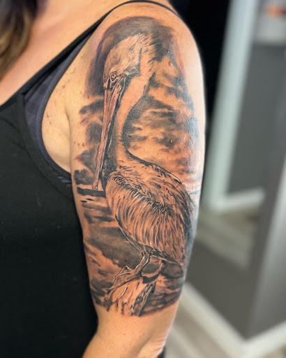 Explore tattoo ideas for women's legs, creative tattoo ideas in Conowingo, available at In Bloom Tattoo