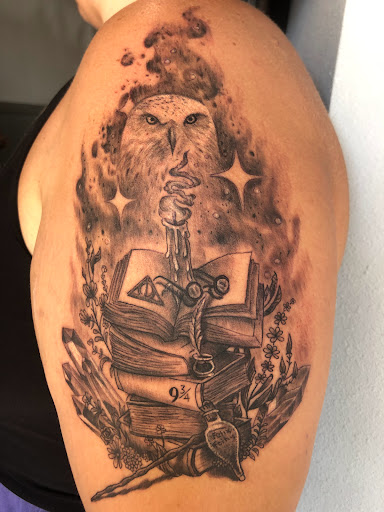 Explore italian tattoo ideas for guys, creative tattoo ideas in Englewood, available at Point of Entry Tattoo