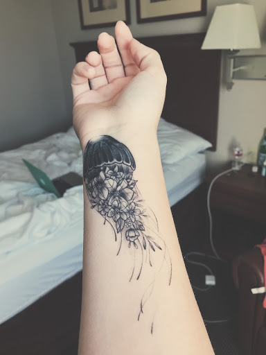 Explore super mario tattoo ideas, creative tattoo ideas in Denton, available at Dark Age Tattoo Studio