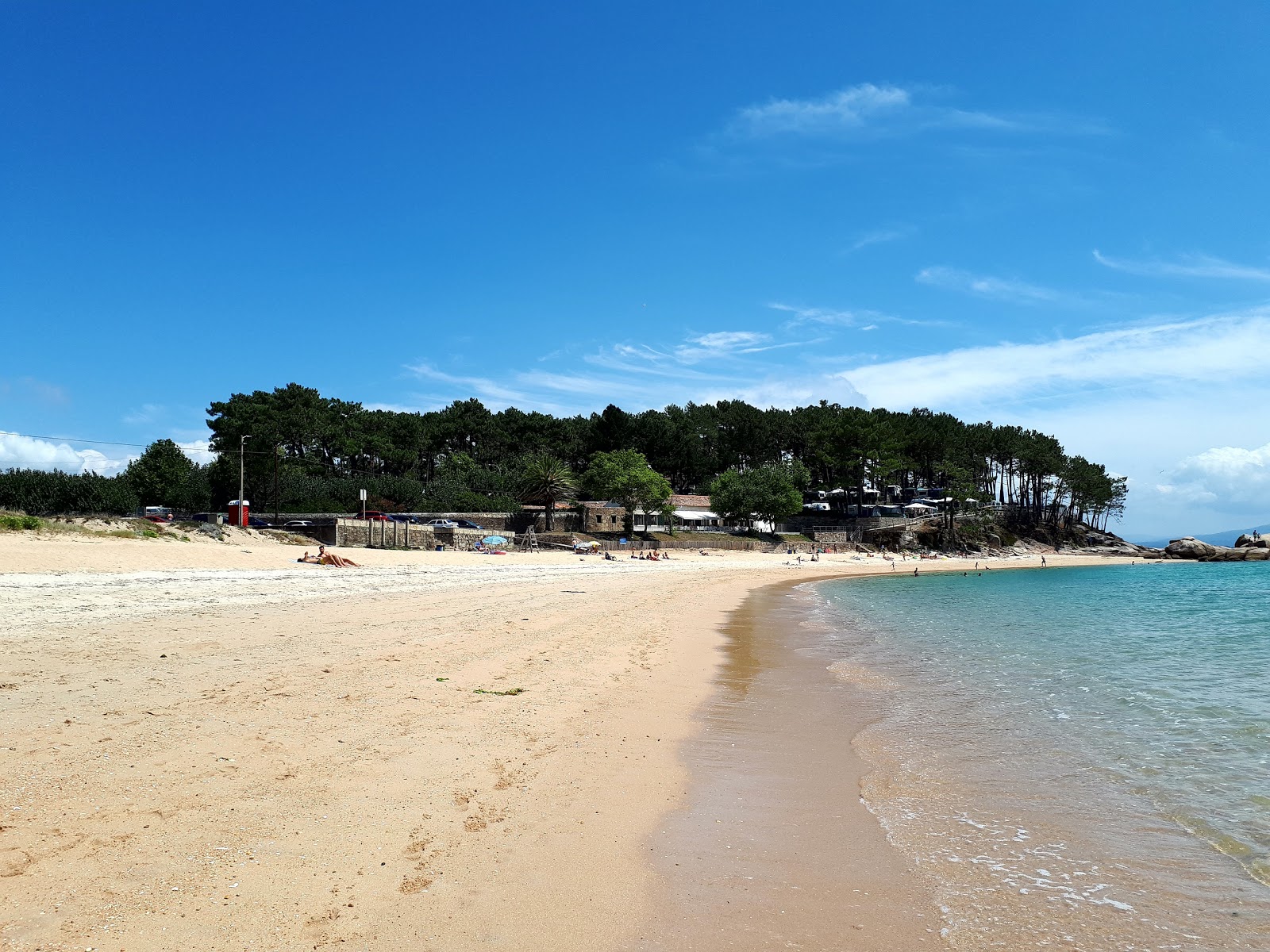 Fotografija Coroso beach z prostorna obala