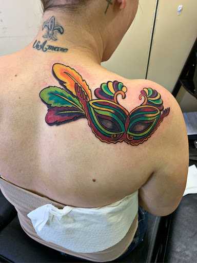 Explore head tattoo ideas for men, creative tattoo ideas in Kenner, available at Tattoology