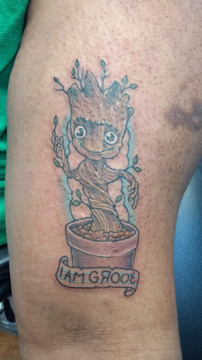 Explore dark tattoo ideas, creative tattoo ideas in Abbeville, available at Idle Hands Tattoo