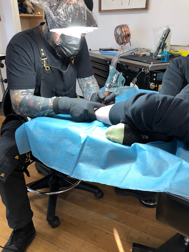 Explore money rose tattoo ideas, creative tattoo ideas in Riverside, available at Elizabeth St. Tattoo