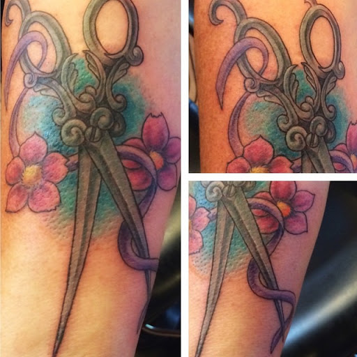 Explore dog nose print tattoo ideas, creative tattoo ideas in Fort Myers Beach, available at Paradise Tattoo