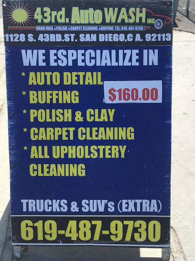 Car Wash «43rd Car Wash», reviews and photos, 1128 S 43rd St, San Diego, CA 92113, USA