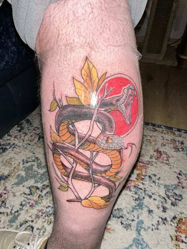 Explore toxic tattoo ideas, creative tattoo ideas in Dillon, available at Lacuna Studios