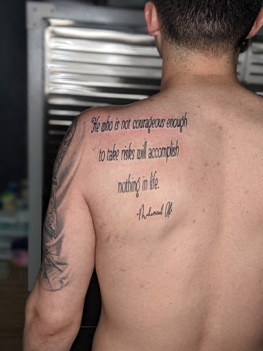 Explore small cartoon tattoo ideas, creative tattoo ideas in Longmont, available at Sharkys Paradise