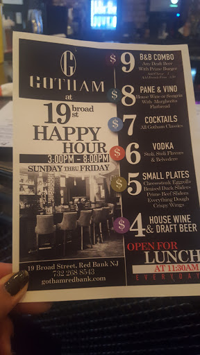 Cocktail Bar «Gotham Red Bank», reviews and photos, 19 Broad St, Red Bank, NJ 07701, USA