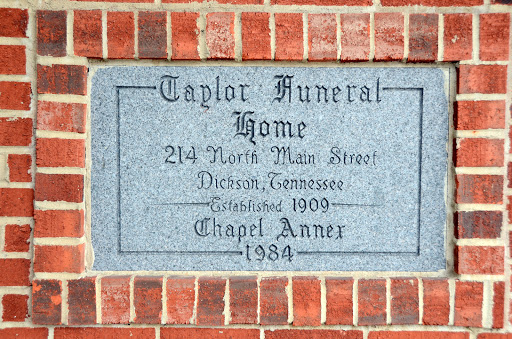 Funeral Home «Taylor Funeral Home Inc», reviews and photos, 214 N Main St, Dickson, TN 37055, USA