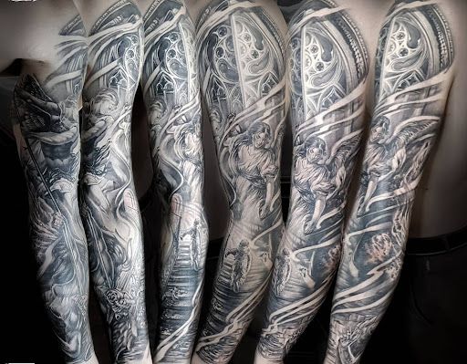 Explore rib tattoo ideas men, creative tattoo ideas in Ambler, available at Tattoo GalaxyAmbler Piercing & Custom Tattoos