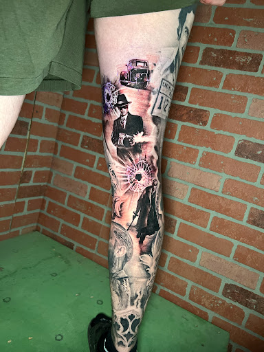 Explore edward scissorhands tattoo ideas, creative tattoo ideas in Roanoke, available at Saint Cecilias Art Studio