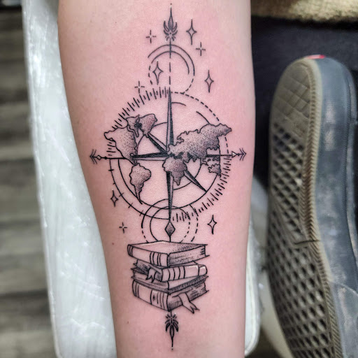 Explore dishonored tattoo ideas, creative tattoo ideas in Shelbyville, available at The Copper Phoenix