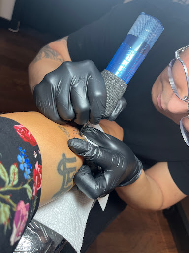 Explore name tattoo placement ideas, creative tattoo ideas in Los Angeles, available at Malaka Tattoo Collective