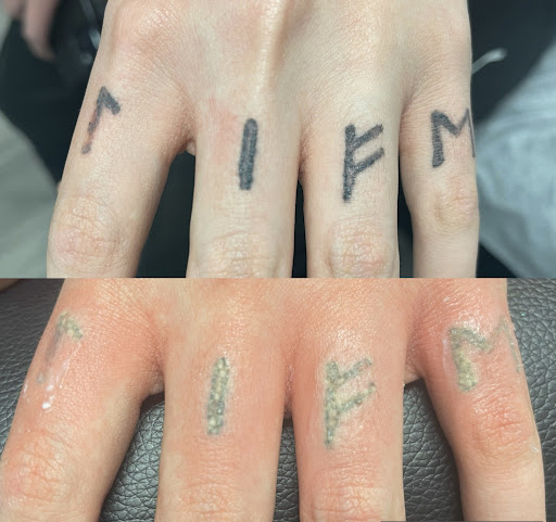 Explore granddaughter tattoo ideas for grandma, creative tattoo ideas in Savannah, available at Haute Brows. Cosmetic Tattoo