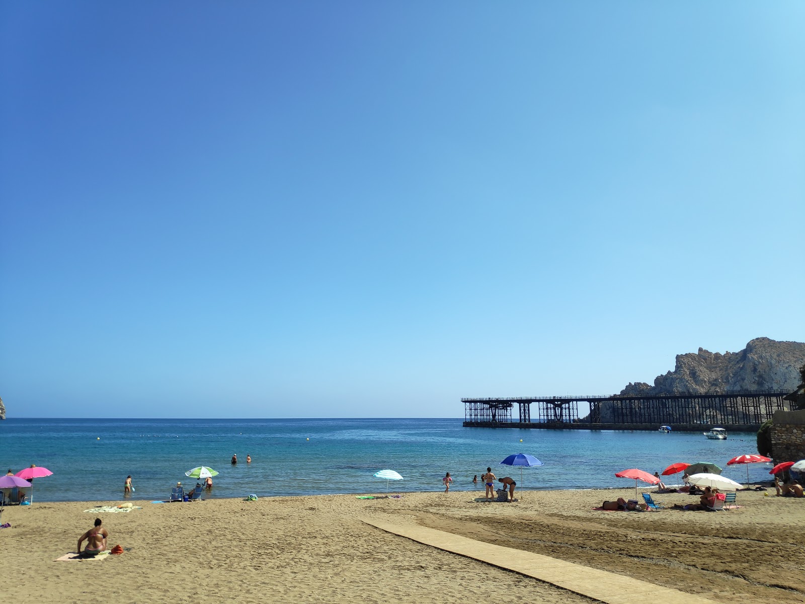 Fotografie cu Playa El Hornillo zonele de facilități