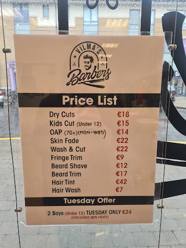 Vilma's Barbers in Dublin, Co. Dublin