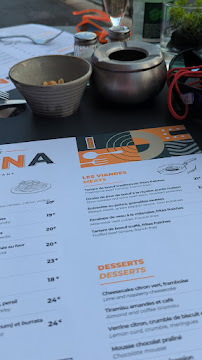 La Vigna à Nice menu