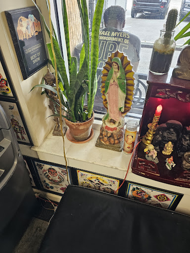 Explore unique lettering tattoo ideas, creative tattoo ideas in Media, available at Baker Street Tattoo