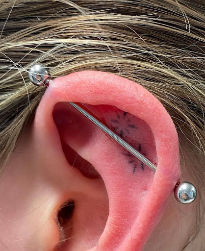 Explore hairline tattoo ideas, creative tattoo ideas in Trenton, available at trenton tattoo