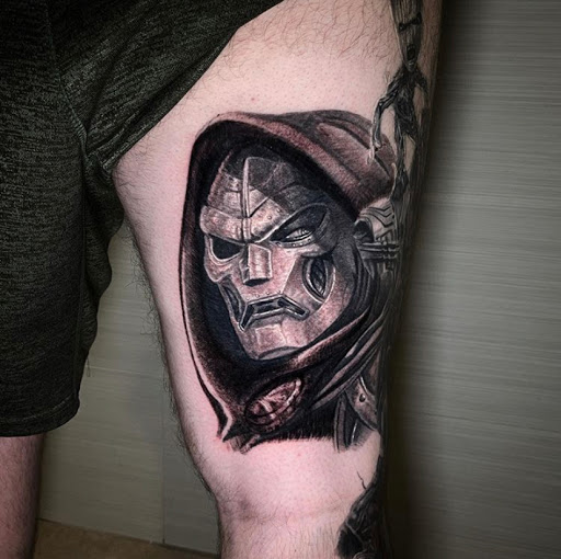 Explore muay thai tattoo ideas, creative tattoo ideas in Odessa, available at Black Cat Tattoo Company